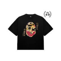 Startmore Bape China Kung Fu Vintage Y2k Tee T-shirt Siyah