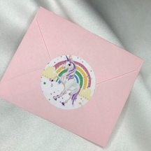 Lexroo Casalinghi Unicorn Sticker 40 Adet 4 Cm 6 x 6 CM