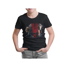 Lord Tshirt Metal Gear Solid V - The Phantom Pain Siyah Çocuk Tshirt