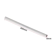 Koodmax 3d Yazıcı Parçaları Pürüzsüz Mil Çubuk Optik Eksen 200x8mm