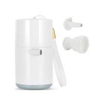 Beyaz Işıklı Mini Hava Pompası 1400mah Şarj Edilebilir Hava Pompası Hava İçin Kablosuz Elektrikli Şişirme Pompası Beyaz