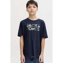 Jack & Jones Jjejeff Çocuk Tişört 12289257 Mavi