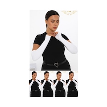 Aldaıyr 5 Pratik Tesettür Parmaklı Kolluk Çok Renkli21
