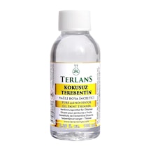 Kokusuz Terebentin 100 Ml Yağlı Boya İnceltici Kokusuz, Düşük Uçuculu Profesyonel Resim Malzemesi Ve Atölye Kullanımı İçin