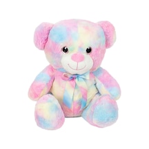 Peluş Ayı Raınbow 45cm Pembe Çok Renkli