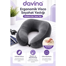 Lexroo Ergotrip Visco Seyahat Yastığı