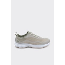Derinet Comfort Taban Kadın Sneaker Bej Yeşil Bej Yeşil