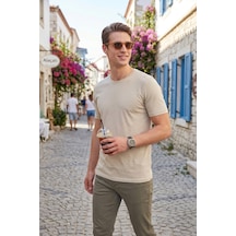 Buratti Erkek T Shirt 59020001 Taş