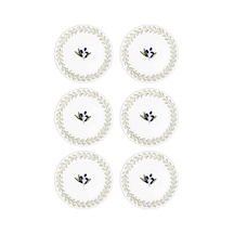 The Mia Olivos Servis Tabağı 6lı Set 26 Cm Ovs0004 Çok Renkli
