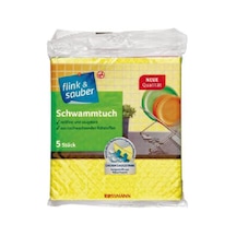 Flink & Sauber Renkli Sünger Bezler 18x19 Cm 5'li 5'li Avantaj Paketi Mıchu Diğer