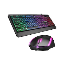 Everest KM-R59 Forza Plus USB Rainbow Q Klavye Mouse Set