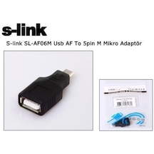 S-Link Sl-Af06M Usb Af To 5Pın M Mikro Adaptor