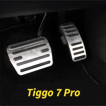 Chery Tiggo 7 Pro Spor Metal Pedal Seti Aksesuar