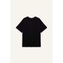 Defacto Oversıze Sporcu Modal Siyah Kadın T-shirt D7127ax/bk81 Siyah