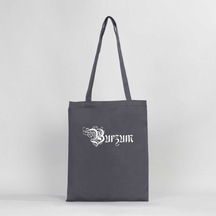 Burzum Design Logo Gri Gabardin Bez Çanta