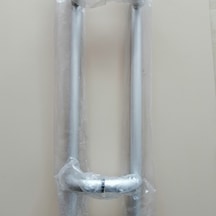 Alüminyum Köşeli Tip H Kol 70 Cm Boyunda Delik Merkezi 50 Cm Dir Gri Eloksal