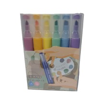 Bafix Fosforlu Kalem Kalem Tipi Chosch 6 Renk 6 Lı Blister Cs-h763 Çok Renkli