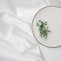 Kırık beyaz dertsiz osmanlı ipeği masa örtüsü   160x260 cm