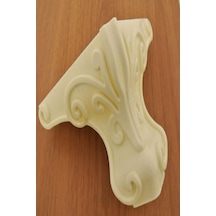 Azimkarhirdavat Sarmaşık Mat Krem Lükens Ayak 14 Cm