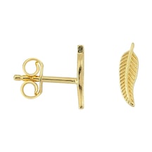 14 Ayar Altın Yaprak Küpe 0,84 Gr-5155