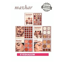 Makyaj Kitabı 5'li Palet Seti Göz Farı, Ruj, Highlighter, Allık