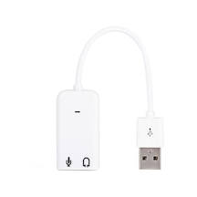 Harici Kablolu 7.1 Usb Ses Kartı 3.5mm Mikrofon Çevirici Dönüştür