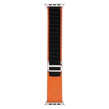 Apple Uyumlu  Watch Ultra 49mm Band-74 Hasır Kordon-lacivert