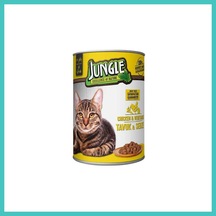 Jungle Kedi Konserve Tavuklu & Sebzeli 400gr 1 Adet Nyjoybz