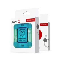 Ekılıf - Apple Uyumlu  Watch 40mm - Ekran Koruyucu Kavisli Polymer Nano Ekran Koruyucu + Kolay Uygulama Aparatlı - Şeffaf
