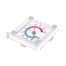 Jms Sıcaklık Termometre Pencere Ev İç Mekan Dış Duvar Bahçe Dereceli Disk Ölçümü