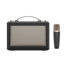 Havit Sk823bt Mikrofonlu Bluetooth Hoparlör Retro Tasarım, Kablosuz Bt V5.3 Karaoke