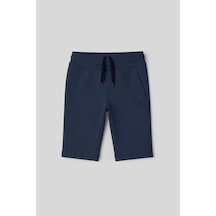 Tommylife İndigo Standart Fit Basic Performans Erkek Çocuk Şort - 11303 İndigo