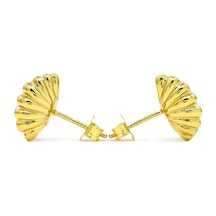 İnci Su Gümüş Küpe-743 Gold