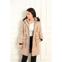 Modaplaza Kadın Bondit Mont 4201- K23mflx4201mntvizon K23MFLX4201MNTVİZON Vizon Modaplaza Kadın Bondit Mont 4201- K23mflx4201mntvizon K23MFLX4201MNTVİZON Vizon