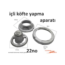 İçli Köfte Aparatı 22no Büyük Duble Boy Kıyma Makinası Hatay İçli
