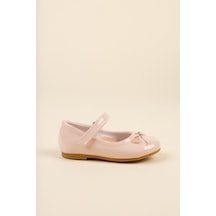 EPAAVM - Bıyık Fiyonk Pudra Kız Çocuk Ayakkabı - EYL1306 Pudra