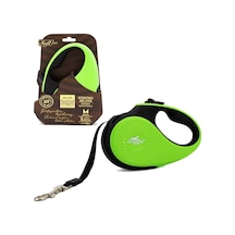 Doggie Otomatik Köpek Tasması Soft M 25 KG 5 Mt Yeşil