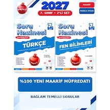 Soru Hazinesi 2027 7.sınıf Türkçe-fen %100 Maarif Model Bağlam Temelli Soru Hazinesi Seti
