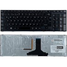 Toshiba Uyumlu Satellite A660-10w, A660-10x, A660-11m Klavye Tr Işıklı Siyah