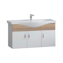 Denko Akyazı 100 Cm Mdf Alize Banyo Dolabı Alt Modül Ve Lavabo Çok Renkli