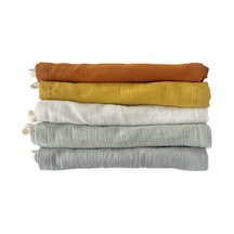 5'li Set Çift Kat Müslin Mutfak Kurulama Bezi - Sürdürülebilir, Emici, Renkli Bez Seti - 50x33 Cm Çok Renkli Çok Renkli