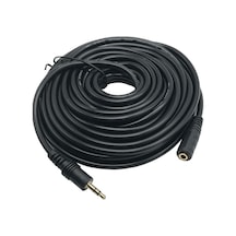 3.5mm Stereo Dişi Erkek Kablo Stereo Audio Ses Uzatma Kablosu 10m