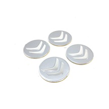 Citroen Alüminyum Jant Göbeği Yapıştırma Gri 60Mm 4 Adet