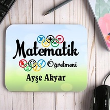 Matematik Öğretmenine Özel Isimli Mouse Pad