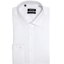 Pıngömlek Kensıngtonvesta Cepsiz Pensli Beyaz Erkek Gömlek
