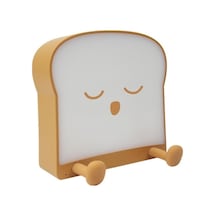 Soulader Şık Tost Ekmeği Tasarımı Gece Lambası Yatak Odası Uyku Aydınlatması Çok Renkli