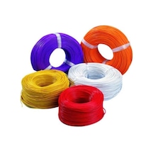 1X0.34 Mm2 Nyaf 22 Awg Yumuşak Pvc Elektronik Montaj Kablo 200 M