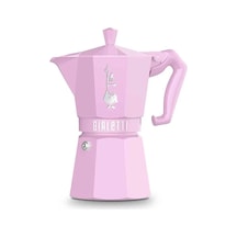 Bialetti Moka Pot Exclusive 6 Cup Pembe