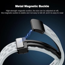 Xiaomi İle Uyumlu Mi Band 10/9/8 İçin Nefes Alabilen Silikon Air Loop Smart Band10 Kordon Manyetik Toka Mekanizmalı Deformasyona Dayanıklı Yumuşak Mi Band 10 Kordonu Çok Renkli