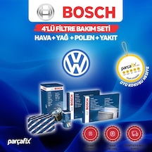 Vw Golf 4 1.6 Bosch  4'Lü Filtre Bakım Seti 1998-2006